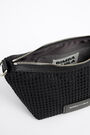 Bolso banana M trenzado negro Bolso banana M trenzado negro
