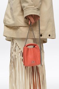 Bolso Paper micro piel coral