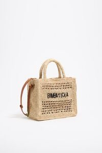 Bolso shopper pequeño rafia natural
