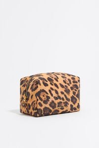 Neceser mediano nylon Leopard natural