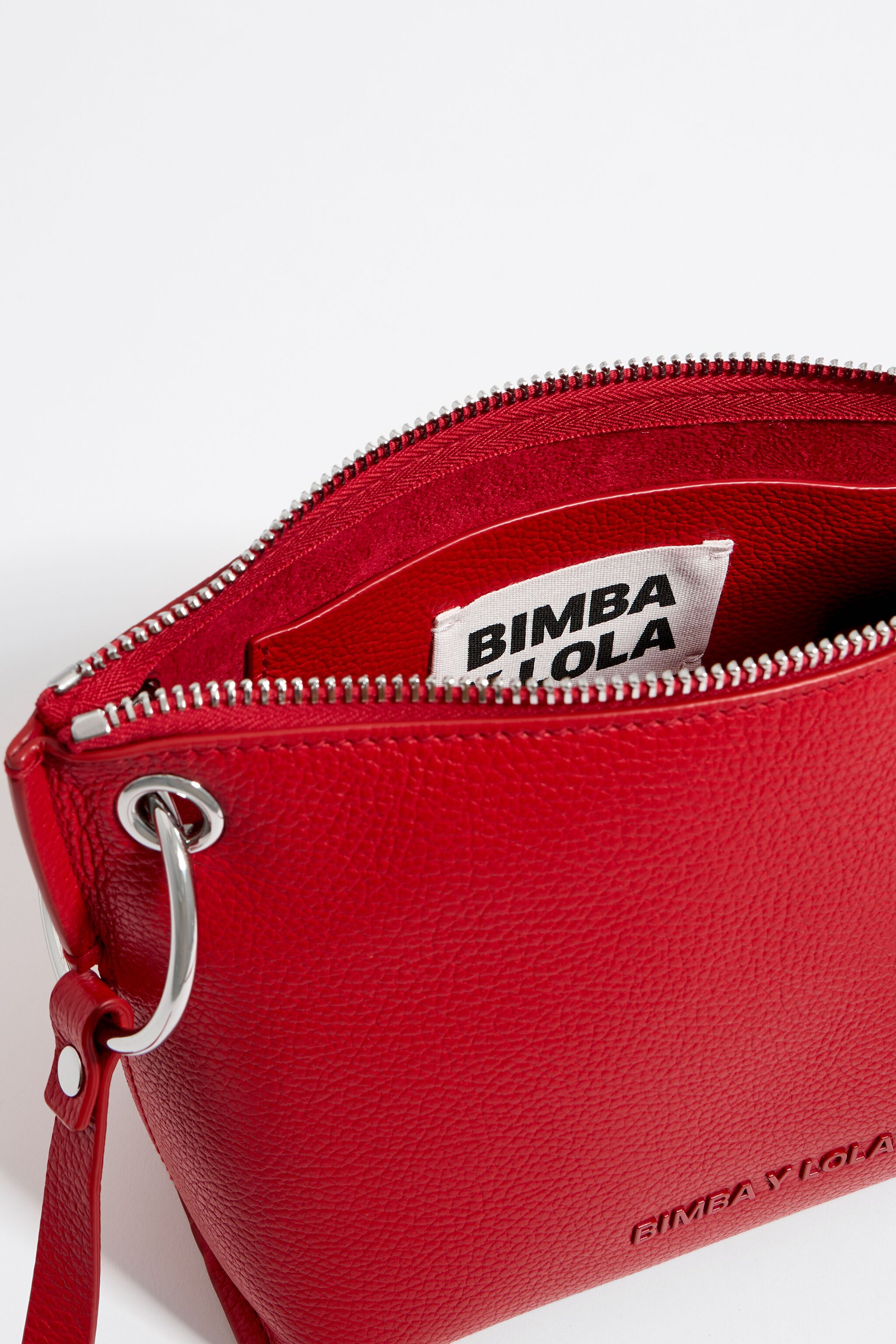 bolso bandolera rojo bimba y lola