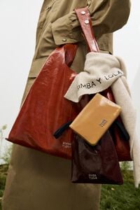 Bolso mini piel caramelo