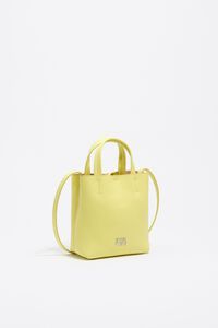 Bolso Chihuahua mini piel amarillo &aacute;cido