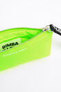 Monedero plano M verde neón Monedero plano M verde neón
