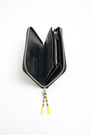 Billetera libro nylon negra Billetera libro nylon negra