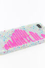 Funda iPhone Plus confeti fucsia Funda iPhone Plus confeti fucsia