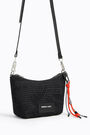 Bolso banana M trenzado negro Bolso banana M trenzado negro