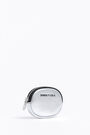 Monedero ovalado brillante plata Monedero ovalado brillante plata