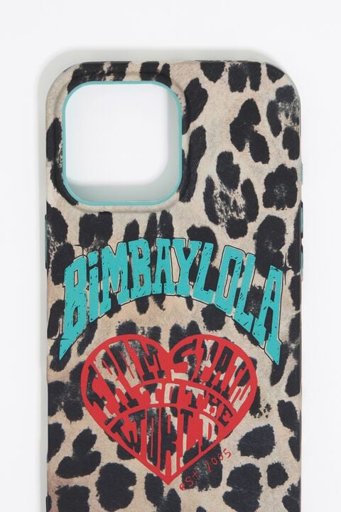 Funda iPhone 16 Pro Max leopardo corazón Funda iPhone 16 Pro Max leopardo corazón