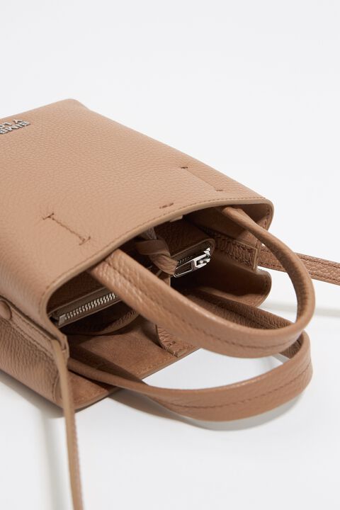 Bolso Chihuahua mini piel marrón claro Bolso Chihuahua mini piel marrón claro