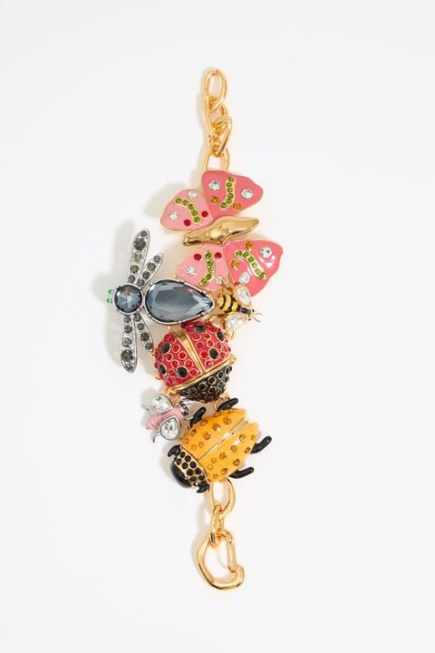 Pulsera cadena mariposa, mariquita y abeja Pulsera cadena mariposa, mariquita y abeja