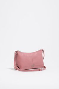 Bolso bandolera mini piel rosa