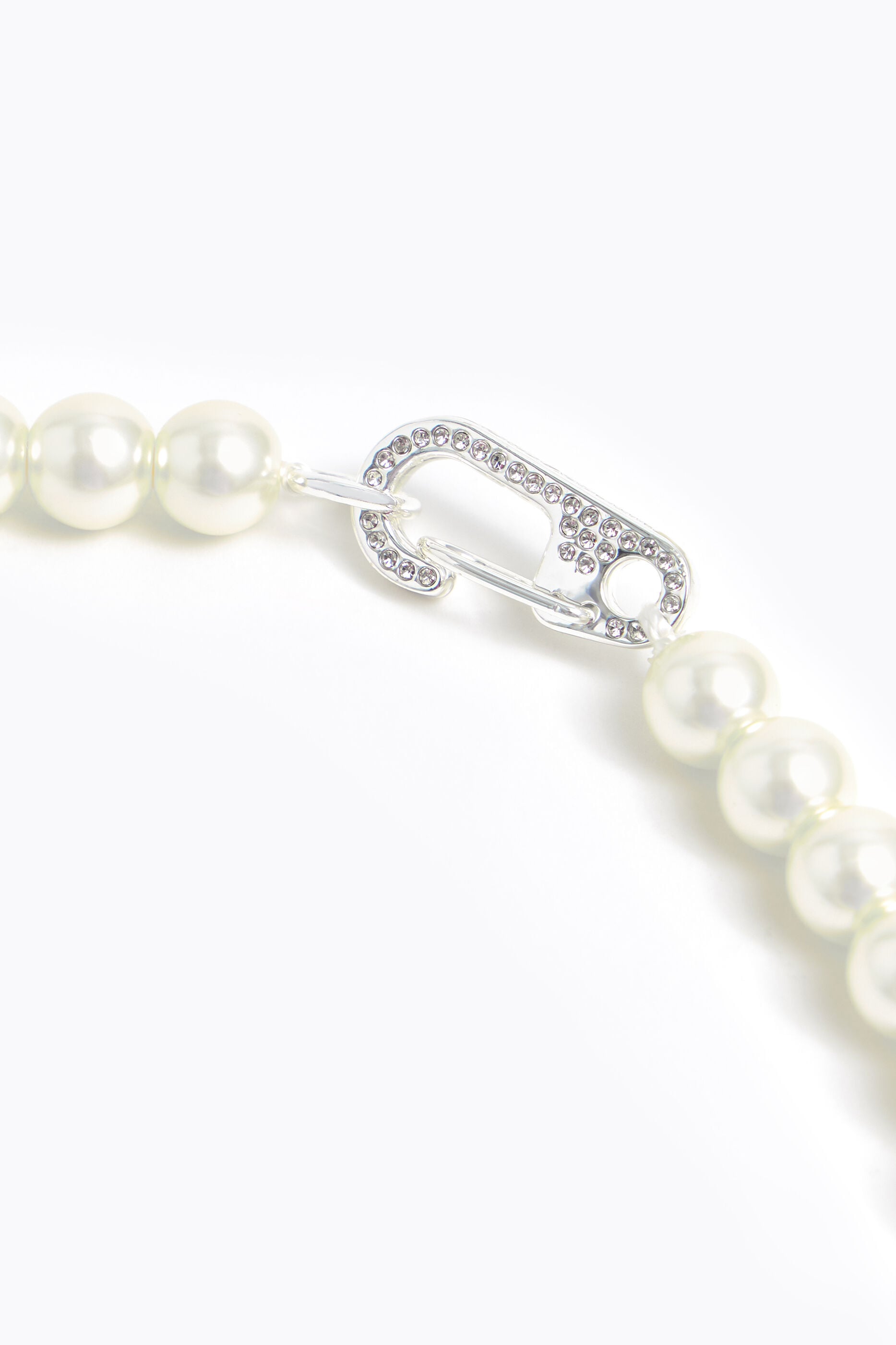 Collar corto perlas oso