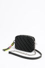 Bolso bandolera XS trenzado negro Bolso bandolera XS trenzado negro