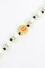 Collar largo perlas letras Collar largo perlas letras