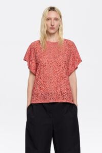 Camiseta devor&eacute; Animalspots roja