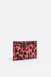 Cartera pocket nylon Leopard rosa el&eacute;ctrico