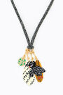 Collar largo pájaro multicolor Collar largo pájaro multicolor