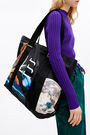 Bolso shopper XXL nylon Space City print Bolso shopper XXL nylon Space City print