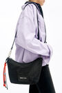 Bolso banana M trenzado negro Bolso banana M trenzado negro