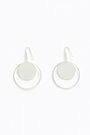Pendientes aro placa metal Pendientes aro placa metal