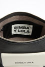 Bolso bandolera trapecio M piel negro Bolso bandolera trapecio M piel negro