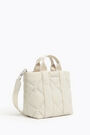 Bolso shopper S acolchado nylon piedra Bolso shopper S acolchado nylon piedra