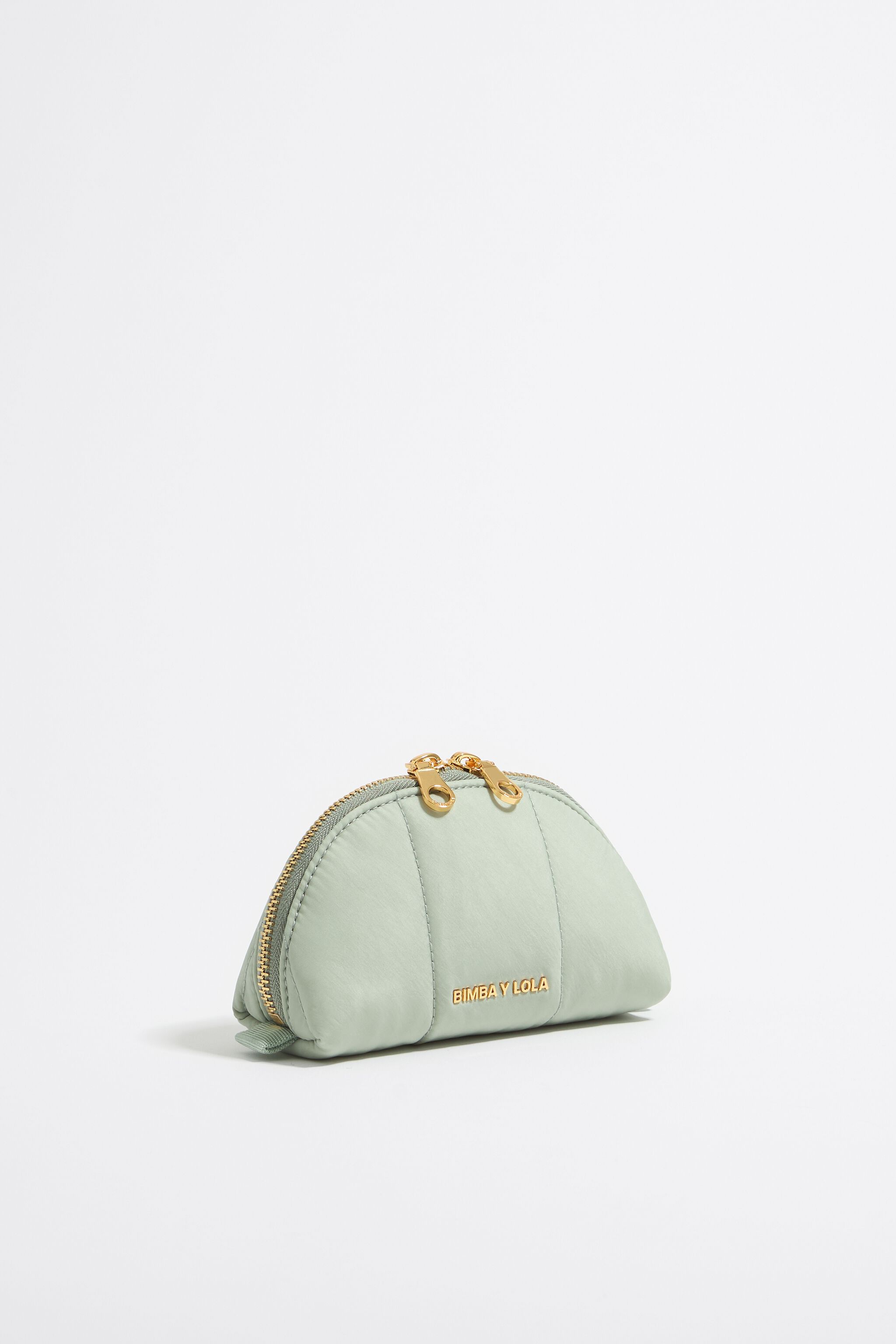 Neceser pequeno nylon verde agua