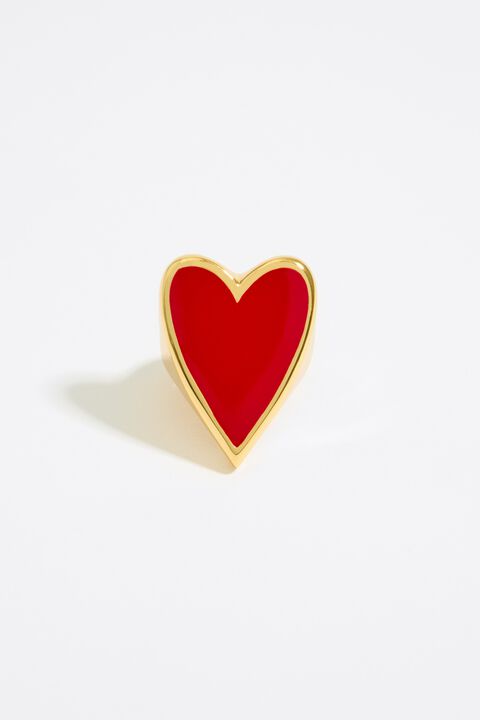 Anillo corazón rojo Anillo corazón rojo