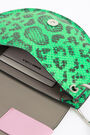 Bolso solapa S piel verde Bolso solapa S piel verde