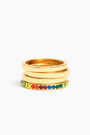 Set anillos cristales Set anillos cristales