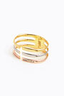 Pulsera rígida bandas metal Pulsera rígida bandas metal