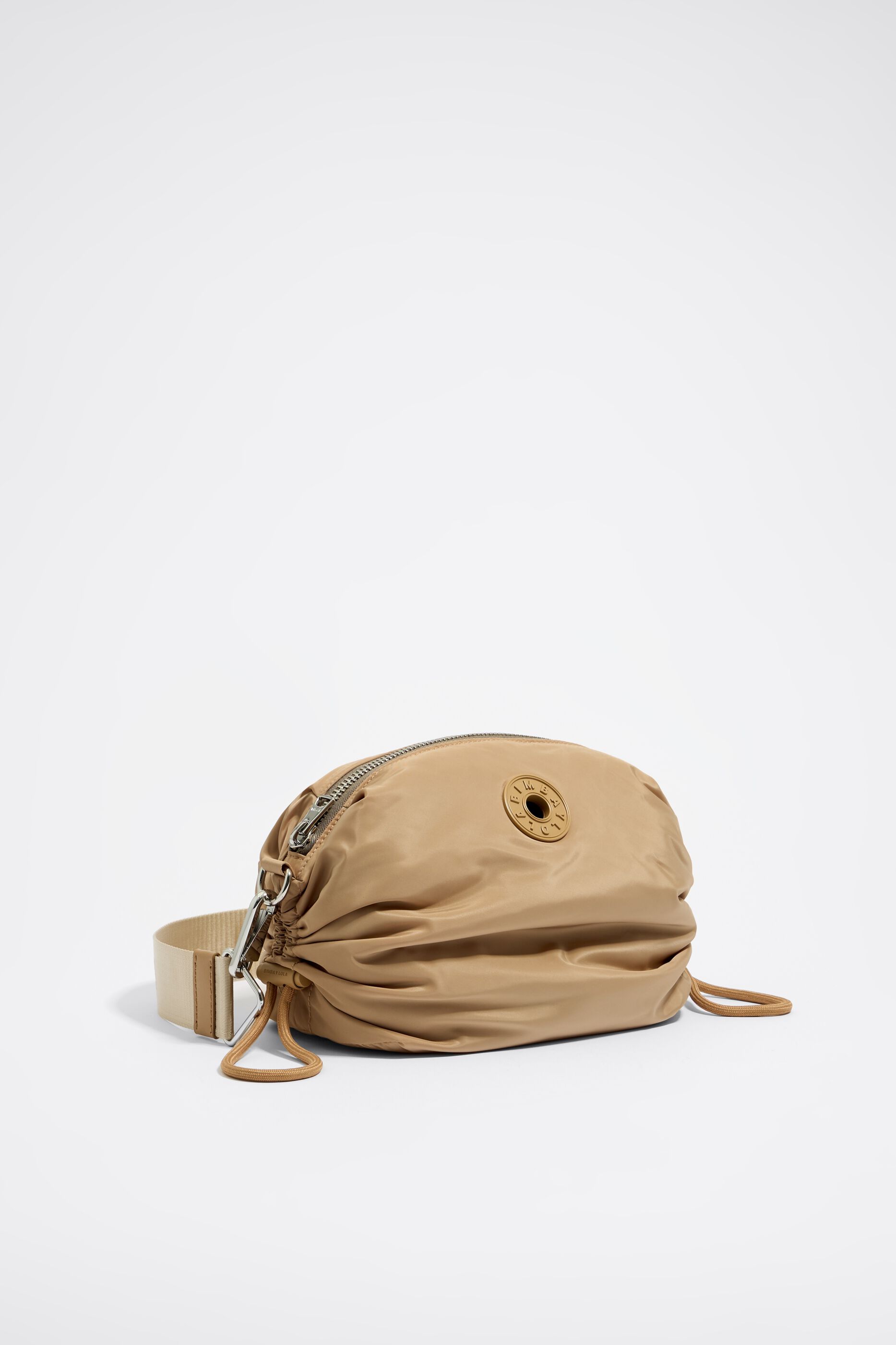 Bolso bandolera beige bimba y lola 2025