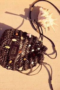 Bolso mini trenzado piel nuez