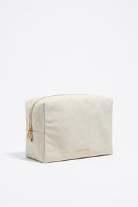 Neceser grande nylon blanco piedra Neceser grande nylon blanco piedra