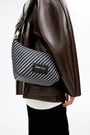 Bolso banana S trenzado azul Bolso banana S trenzado azul