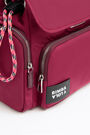 Bolso solapa M nylon frambuesa Bolso solapa M nylon frambuesa