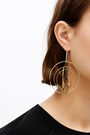 Pendientes largos aros finos Pendientes largos aros finos