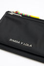 Cartera doble nylon negra Cartera doble nylon negra