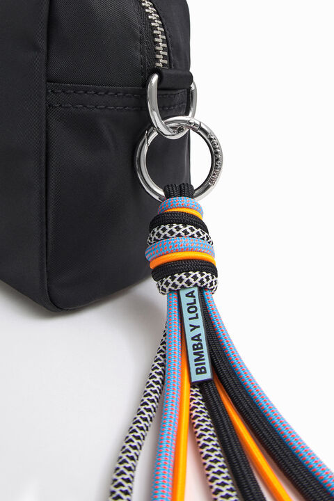 orquesta Haz todo con mi poder Mancha Bolso bandolera S nylon negro
