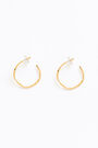 Pendientes aro fino irregular dorado Pendientes aro fino irregular dorado