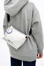 Bolso bandolera S rectangular piel plata Bolso bandolera S rectangular piel plata