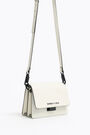 Bolso solapa M piel blanco Bolso solapa M piel blanco