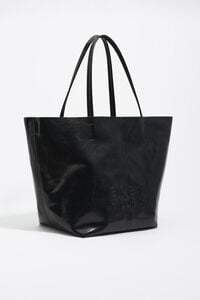 Bolso shopper grande piel negro