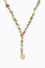 Collar largo vidrios multicolor Collar largo vidrios multicolor