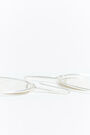 Pendientes aro placa metal Pendientes aro placa metal