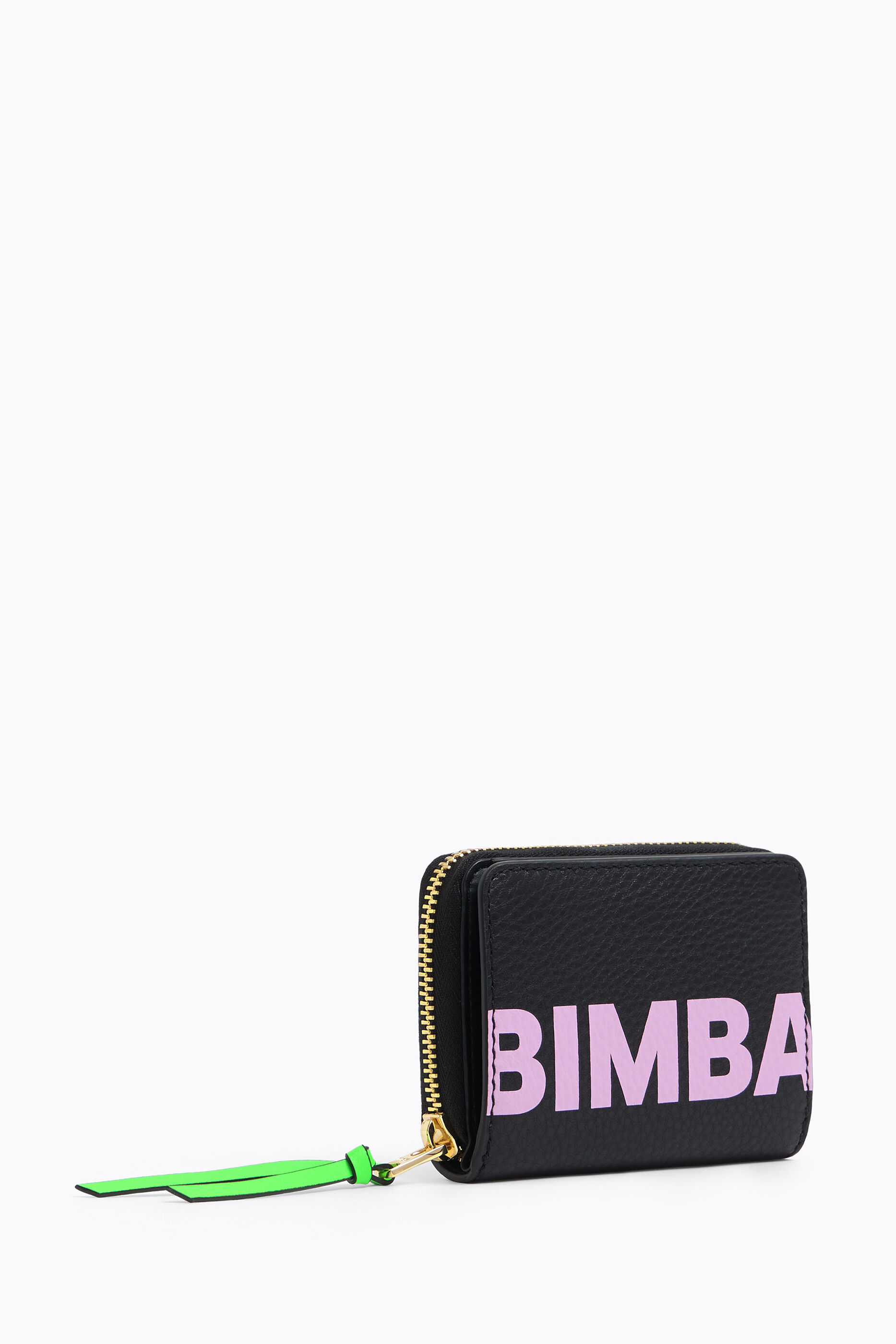 Cartera solapa piel negra