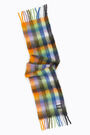 Bufanda mohair cuadros azul Bufanda mohair cuadros azul