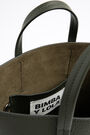 Bolso shopper vertical L piel verde Bolso shopper vertical L piel verde