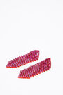 Pendientes largos fucsia Pendientes largos fucsia